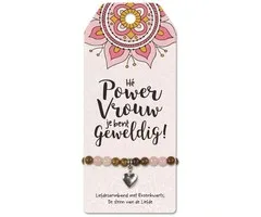 Vrienschapsarmband Power vrouw