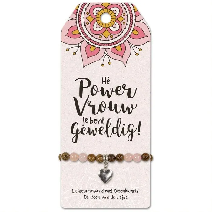 Vrienschapsarmband Power vrouw