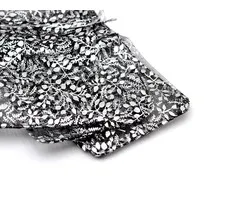 Organza zakje met takjes 14 x 10 cm