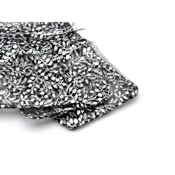 Organza zakje met takjes 14 x 10 cm