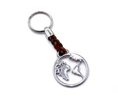 Sleutelhanger wereldbol