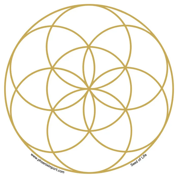 Raamsticker Seed of life