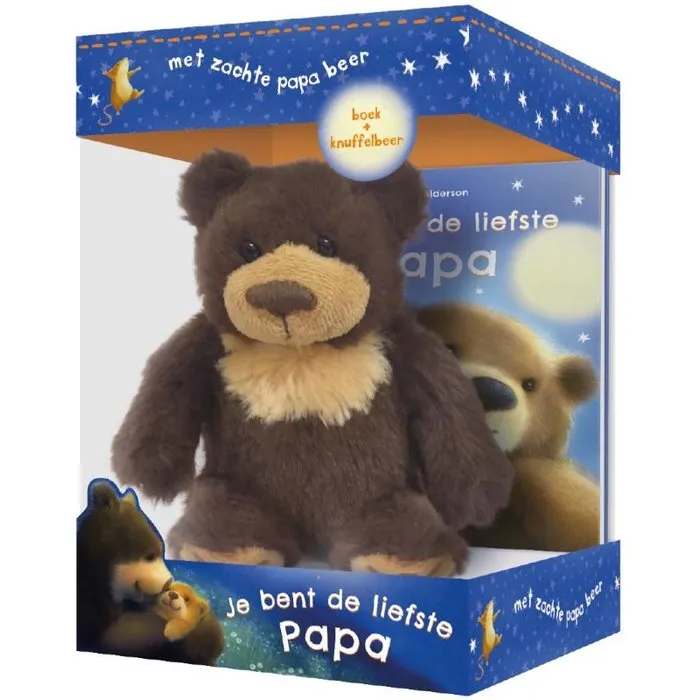 Je bent de liefste papa - boek & knuffelbeer