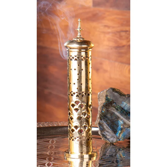 Luxe wierook toren messing