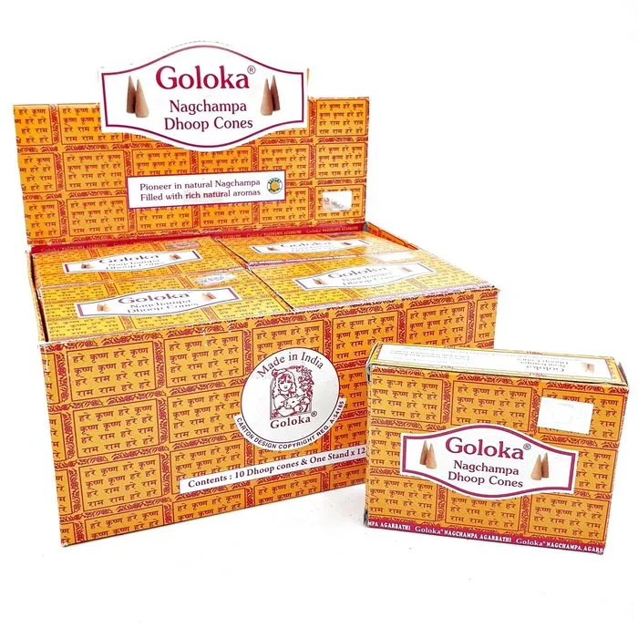 Nag champa Goloka kegeltjes