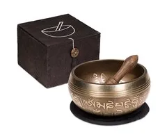 Klankschaal Ohm geschenkset zwart