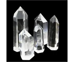 Edelsteen punt bergkristal 50-55 gram