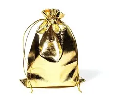 Cadeautasje goudkleur groot