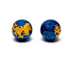 Meridiaankogels Gele draak 4 cm