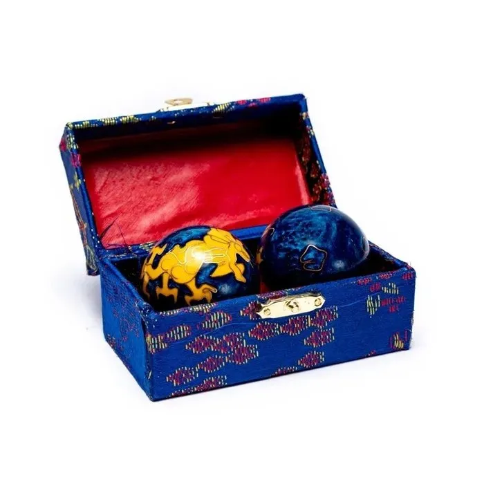 Meridiaankogels Gele draak 4 cm