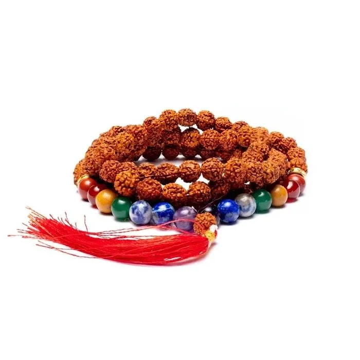 Mala chakra rudraksha 108 kralen