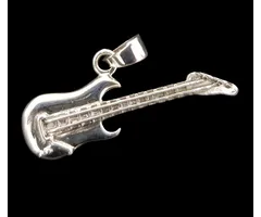 Gitaar hanger zilver