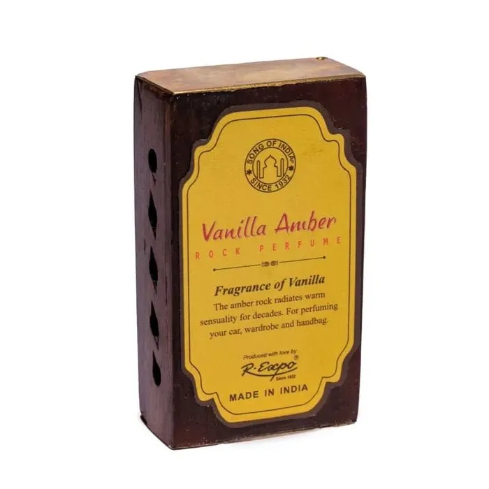 Vanille & Amber Wierookhars | Houten Geurdoosje