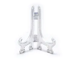 Agaatschijf display transparant