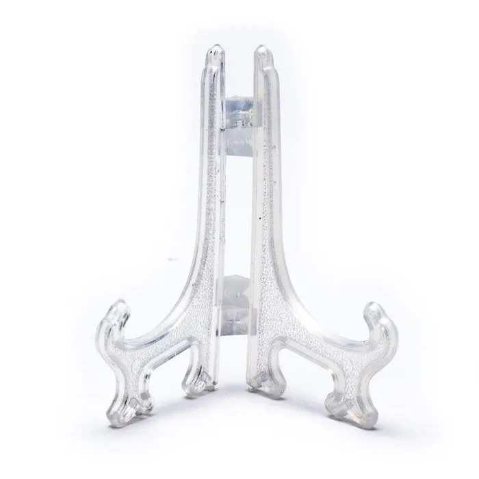 Agaatschijf display transparant