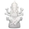 Ganesha beeld Wit