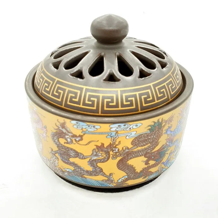 Luxe Resin Brander Goud met draken