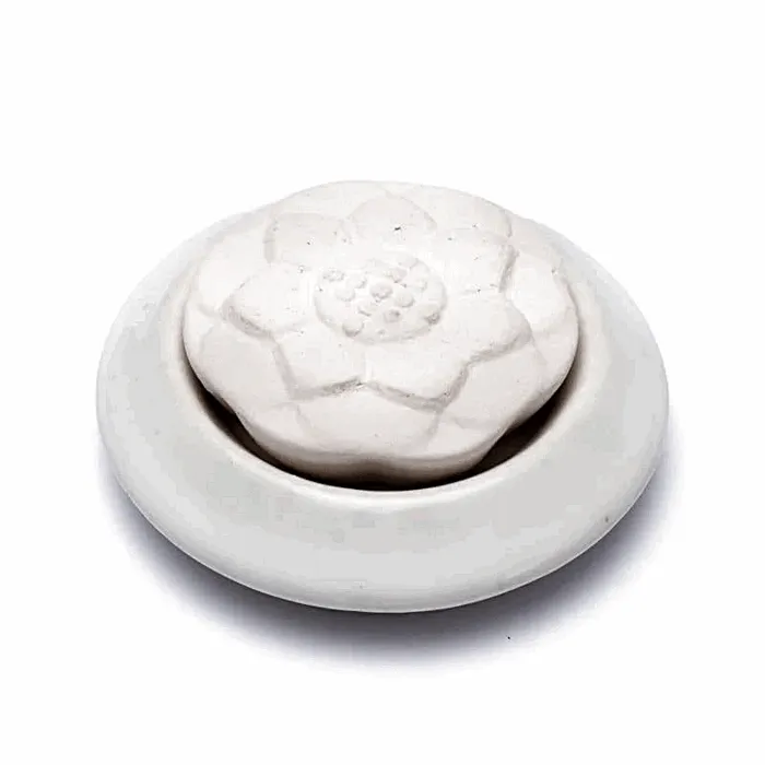 Geursteen lotus wit. Subtiele geur zonder vuur of stroom.