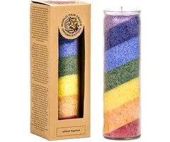 Kaars stearine regenboog geurloos
