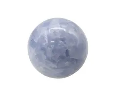 Bol blauwe Calciet 9 cm