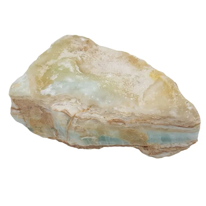 Caribbean Blue Calciet ruw  2000 gram