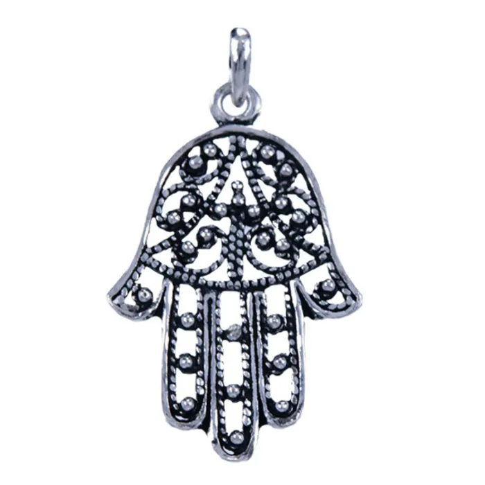 Zilver hanger Handje Fatima
