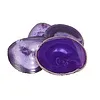 Agaatschijf paars groot 12 a 14 cm