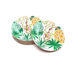 Boeddha paradijs onderzetters set van 6