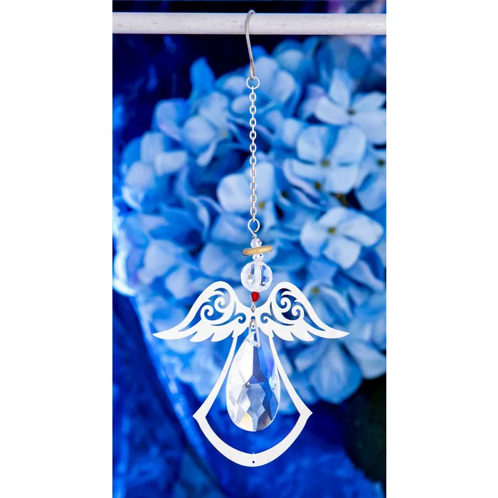 Kristallen engel  lichtkracht