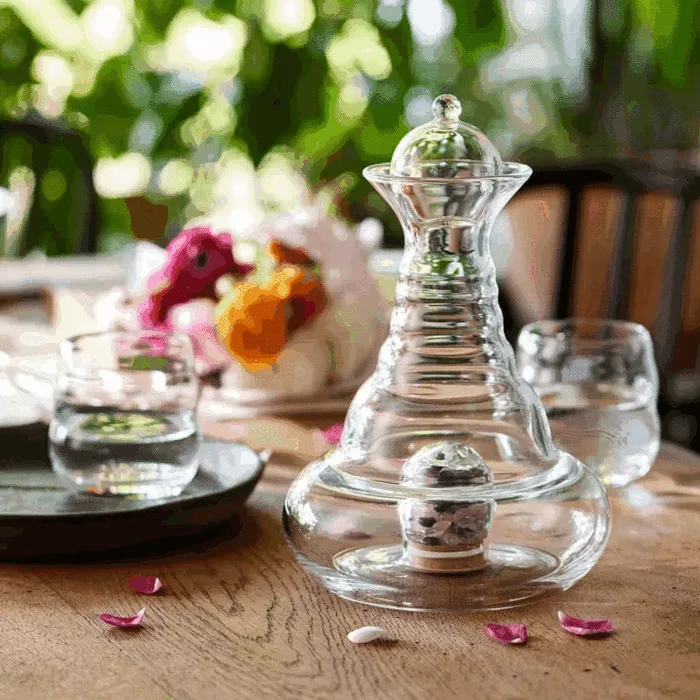 Vitaalwaterkaraf Alladin met edelstenen