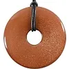 Donut goudsteen 5 cm