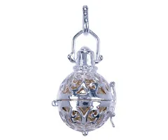 Zilver hanger Engelen bel