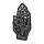 Wierookhouder Hand met Handleeskunde Symbolen – Zwart 8 cm