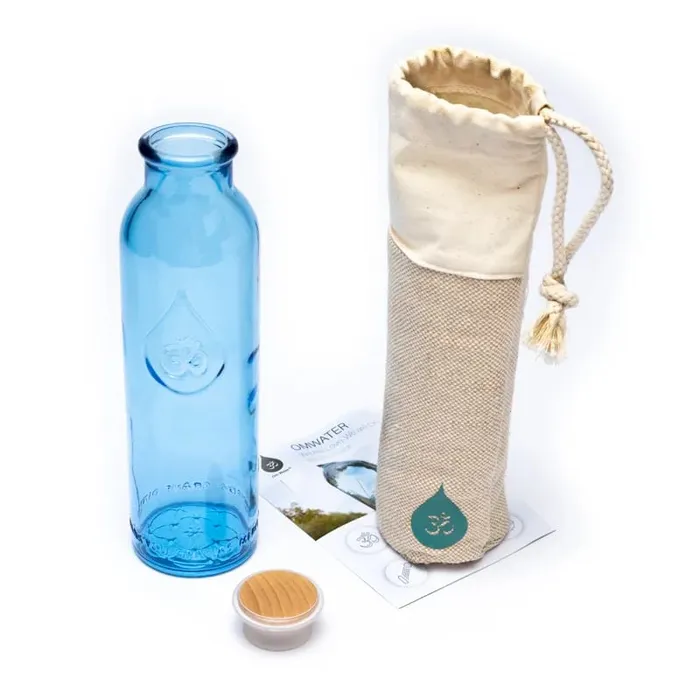 OmWater Mini Drinkfles 500 ml - Duurzame Glazen Waterfles