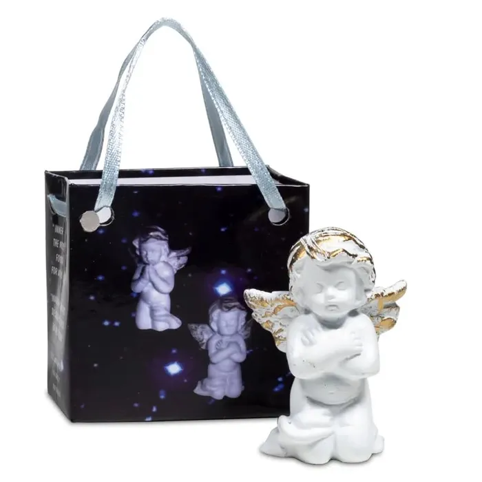 Engel in geschenktasje