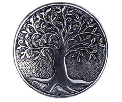 Wierookhouder rond met levensboom