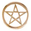 Pentagram messing 8 cm