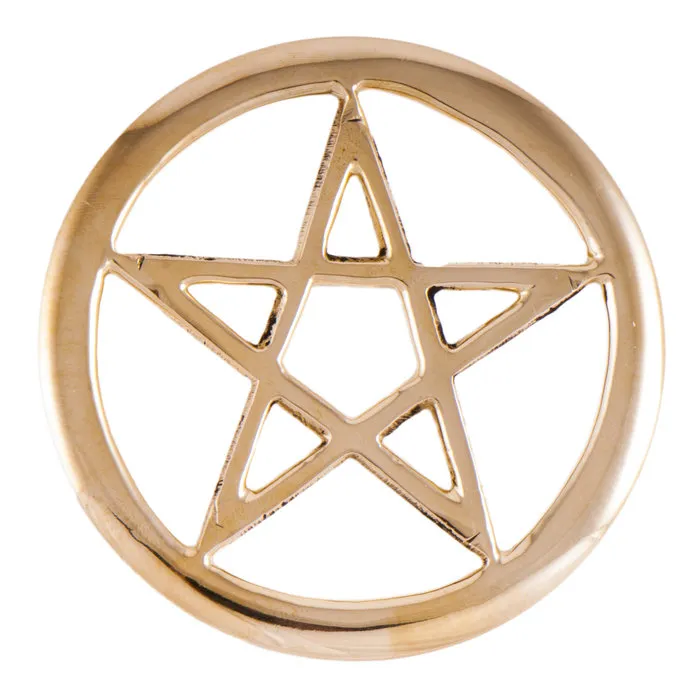 Pentagram messing 11,5 cm