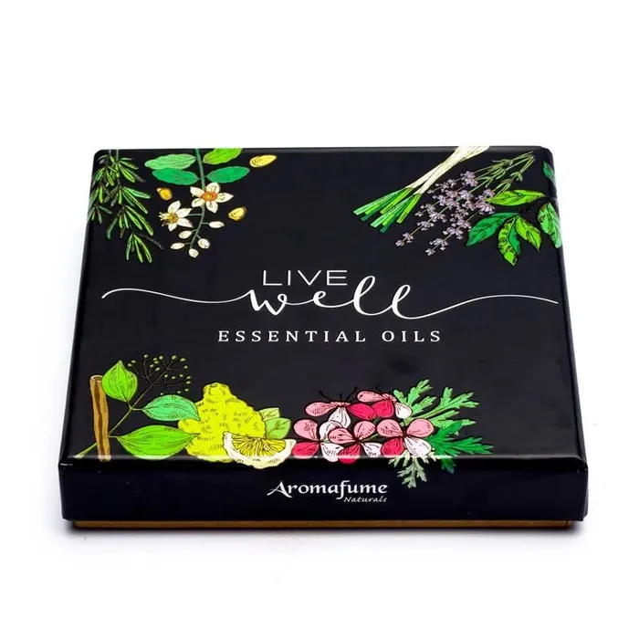 Aromafume essentiële oliën Live well