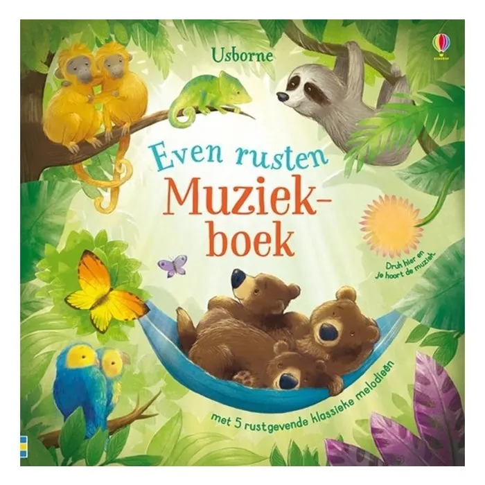 Even rusten muziek boek