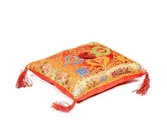 Klankschaalkussen deluxe dubbele dorje rood