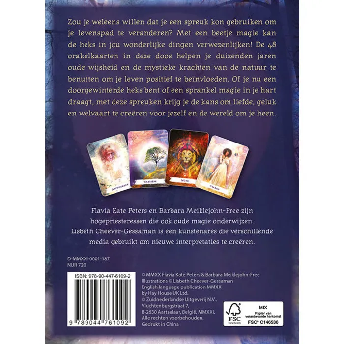 Wicca rituelen & bezweringen Boek en orakelkaarten