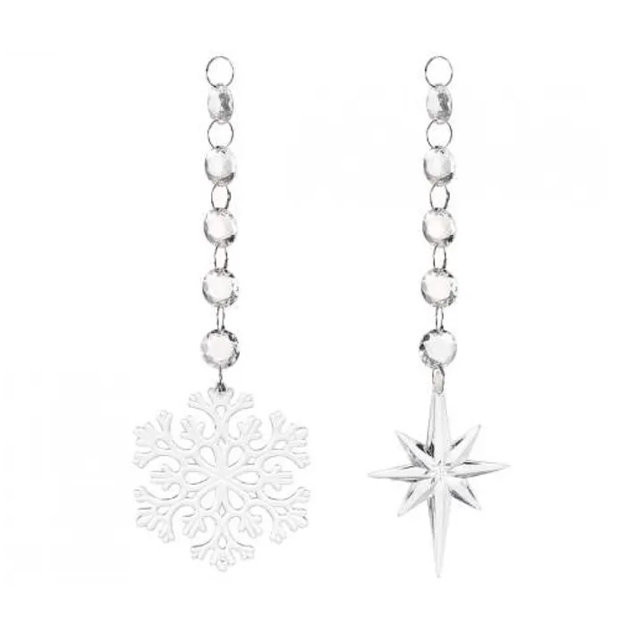 ijsvlokken hanger 2 stuks