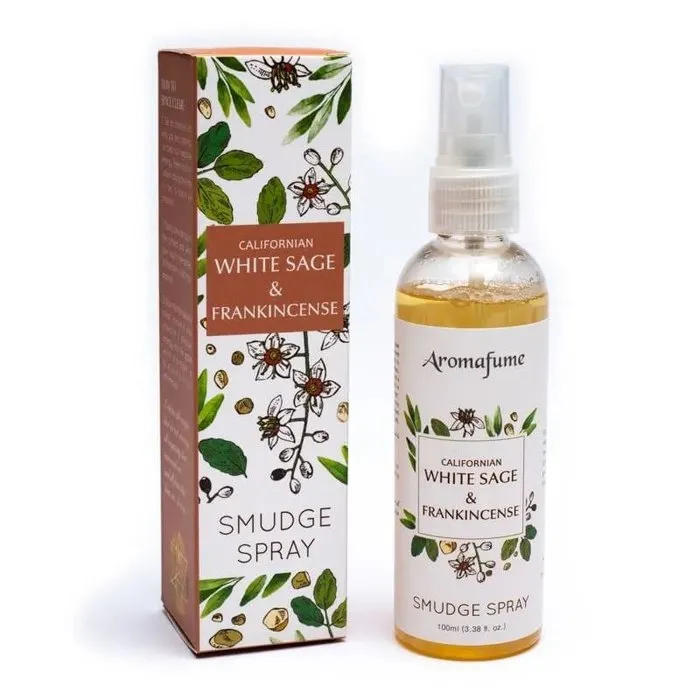Smudge spray witte salie & frankincense