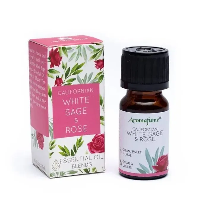 Witte salie & roos essentiële olie 10 ml