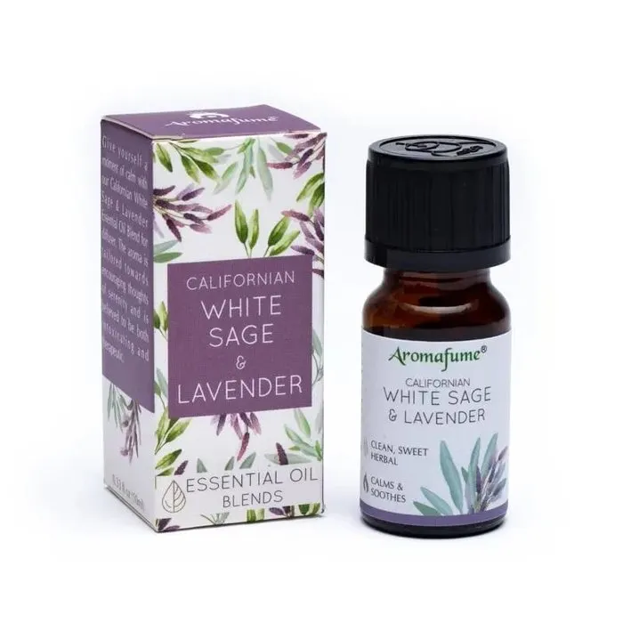 Witte salie & lavendel olie. Zuiverend, rustgevend en ontspannend