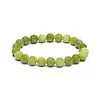Mala armband groene jade elastisch