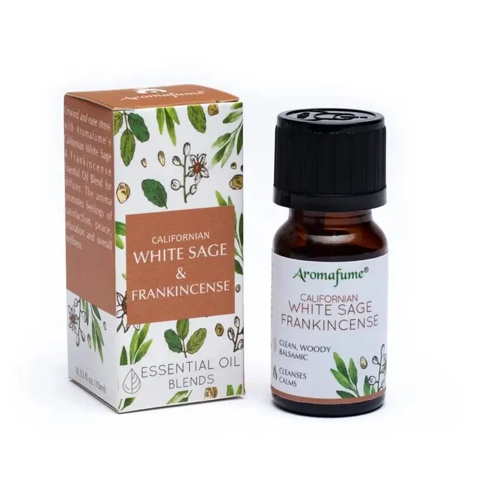 Witte salie & frankincense olie van Aromafume. Zuiverend, rustgevend en spiritueel