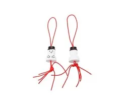 Gelukspoppetje sneeuwman 10 stuks