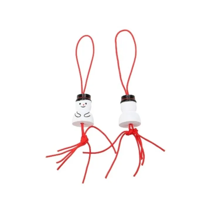 Gelukspoppetje sneeuwman 10 stuks